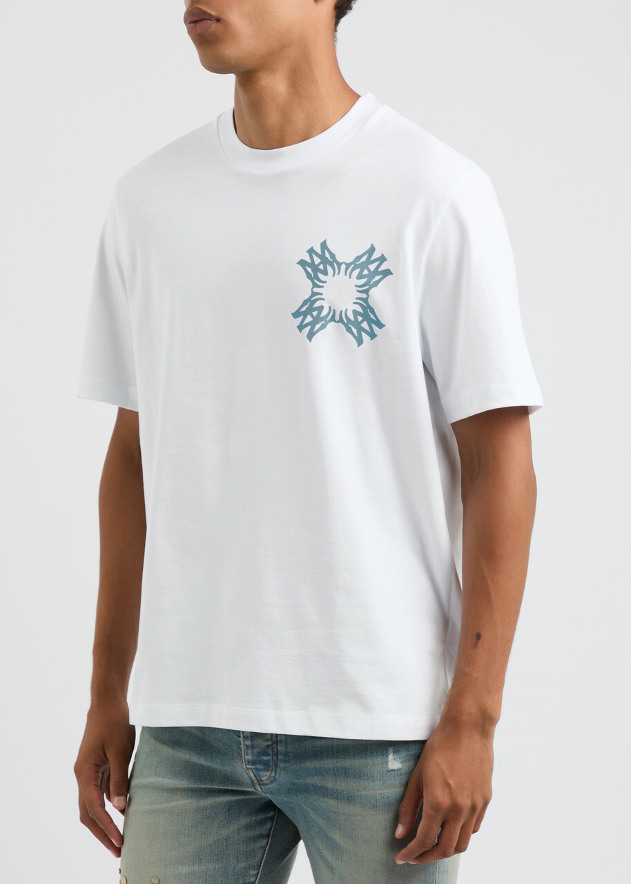 【関税込み】AMIRI ホワイト MA Quad XO Tシャツ AMIRI Ma Quad Xo t-shirt | White | FARFETCH