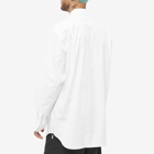 Comme des Garçons SHIRT Men's Invader Chest Graphic Shirt in White