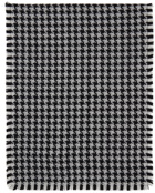 Acne Studios White & Black Houndstooth Scarf