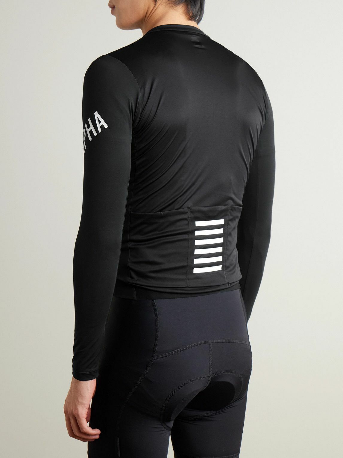 Rapha - Pro Team Logo-Print Recycled Cycling Jersey - Black