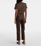 Max Mara Okra cotton cropped pants