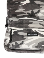 BALENCIAGA - Camo Printed Nylon Backpack