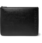 Givenchy - Logo-Embossed Coated-Canvas Pouch - Men - Black
