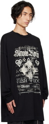 Simone Rocha Black Layered Long Sleeve T-Shirt