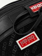 KENZO - Jungle Logo-Appliquéd Leather Belt Bag