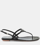 Prada Patent leather thong sandals