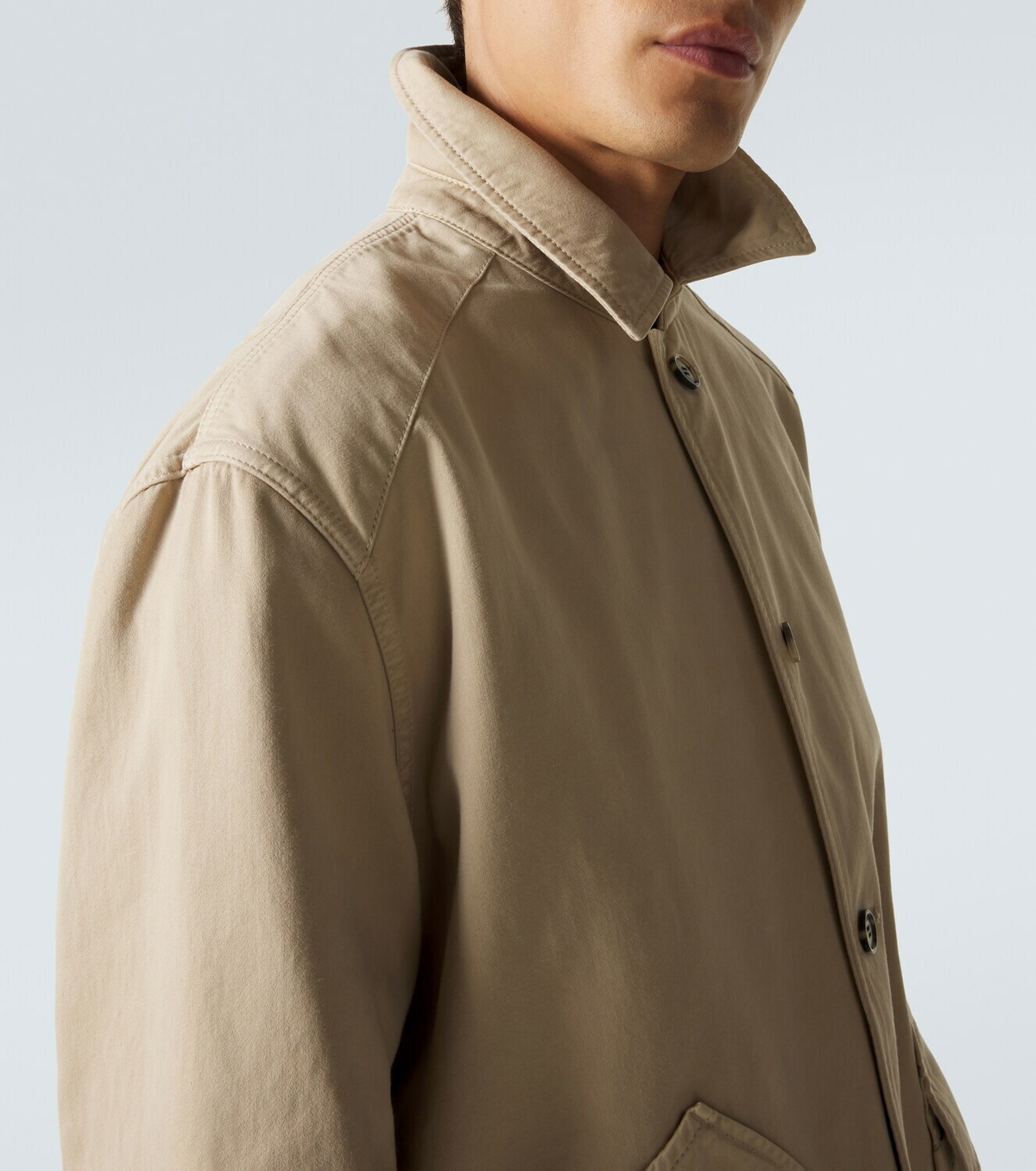 Loewe Paula's Ibiza leather-trimmed cotton jacket