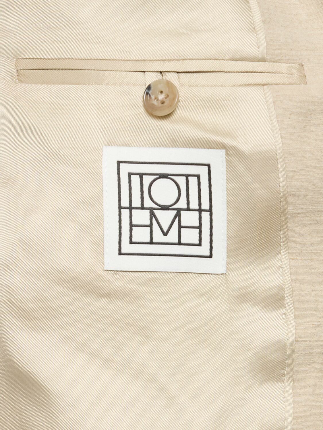 TOTEME Tailored Suit Linen Blend Jacket