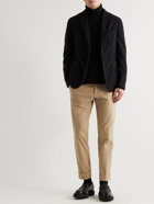 Boglioli - Unstructured Garment-Dyed Cotton-Moleskin Suit Jacket - Black
