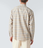 Auralee Checked wool shirt