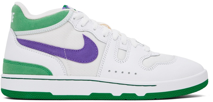 Photo: Nike White & Green Attack Sneakers