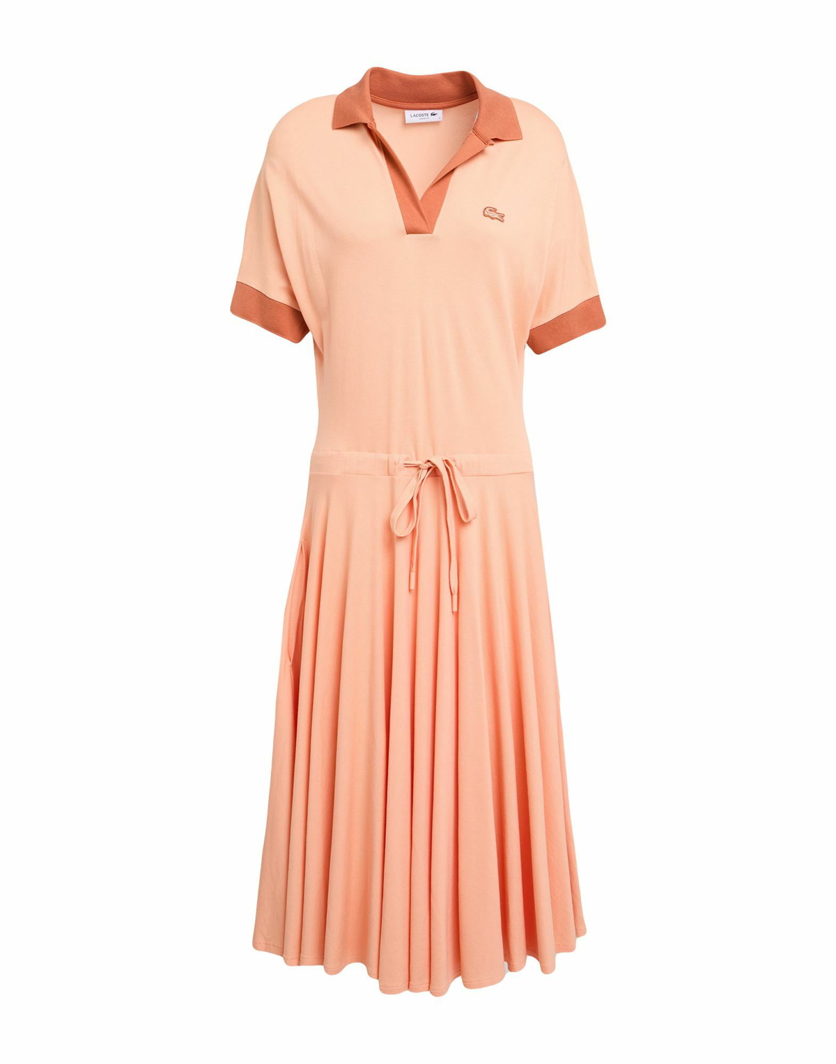 Lacoste Womens Midi dress Apricot