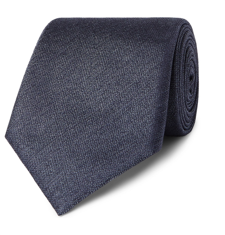 Photo: Canali - 8.5cm Silk-Jacquard Tie - Blue