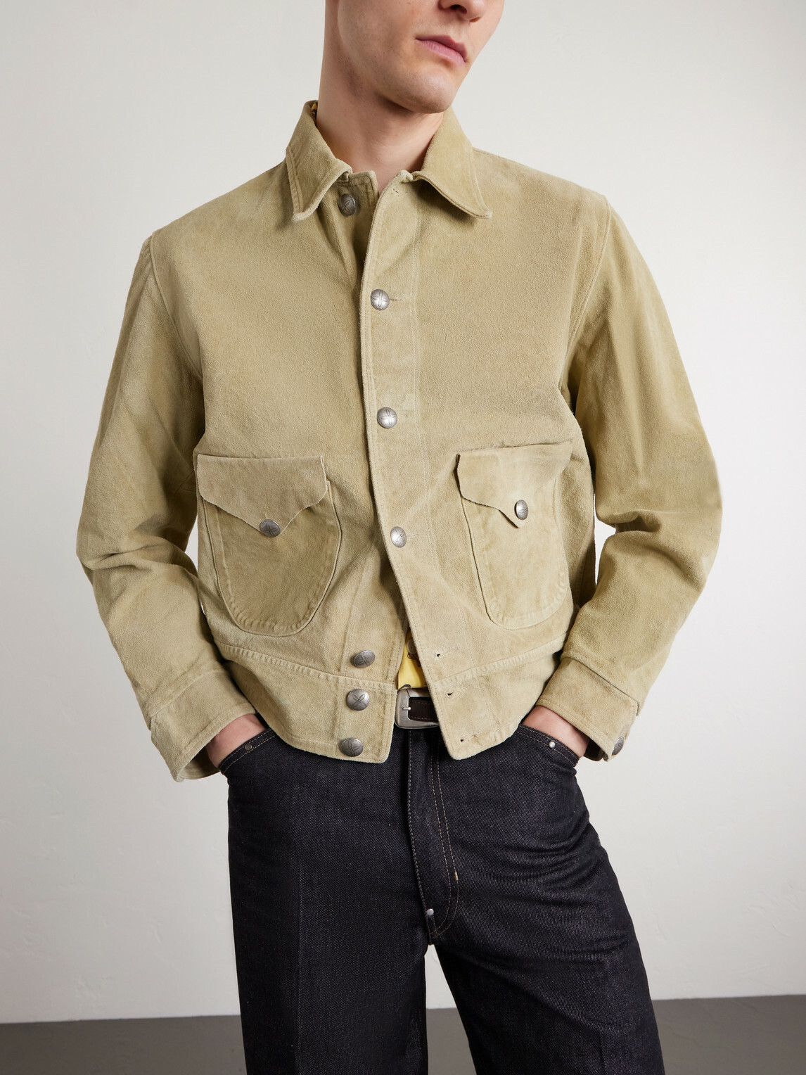 RRL - Schwab Suede Jacket - Neutrals