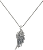 Emanuele Bicocchi Silver Wing Necklace