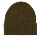 Closed Women's knitted hat in Clover Green 