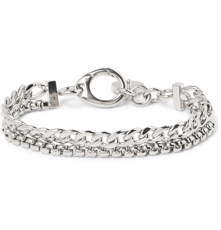Photo: Givenchy - Silver-Plated Chain Bracelet - Silver