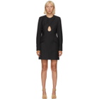 Situationist Black Open Chest Dress