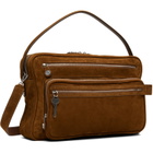 Acne Studios Brown Camero Camera Suede Shoulder Bag