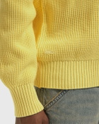 Lacoste SWEATERS yellow Mens Sweatshirt