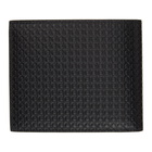 Salvatore Ferragamo Black Gancini Bifold Wallet