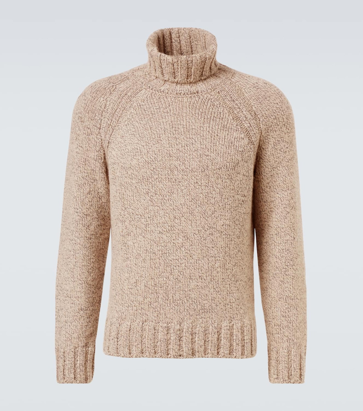Zegna Cashmere and wool turtleneck sweater