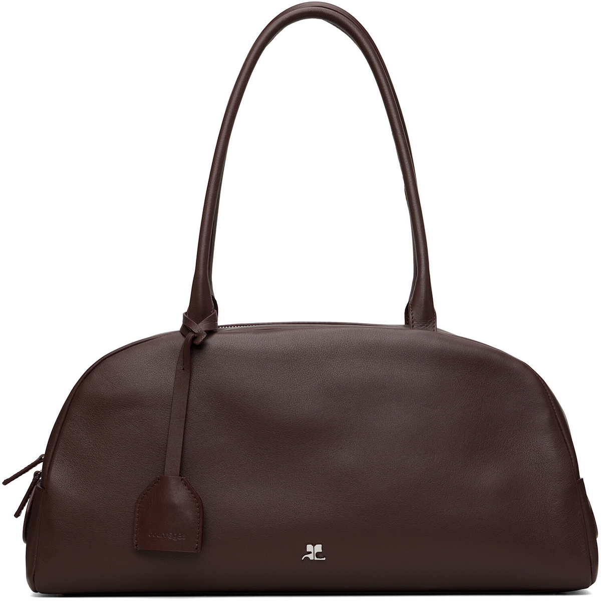 Courrèges Burgundy Monday Leather Bag