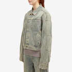 Entire Studios Women's Gem Denim Jacket in Surface Wave