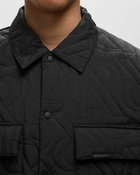 Represent Initial Quilted Overshirt Black - Mens - Overshirts