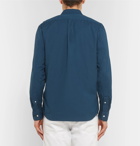 J.Crew - Garment-Dyed Stretch-Cotton Poplin Shirt - Men - Navy
