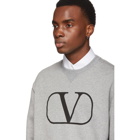 Valentino Grey Go Logo Sweatshirt