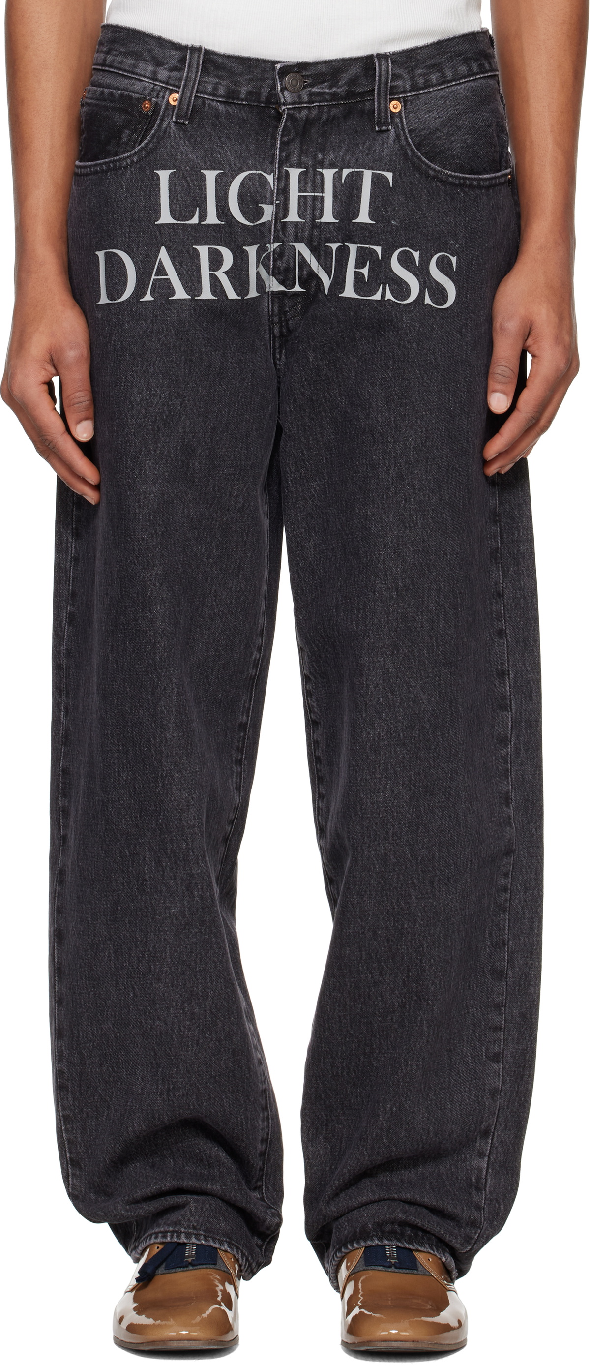 UNDERCOVER Gray Levi's Edition Baggy Jeans Undercover