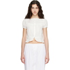 Fruity Booty White Daisy Blouse