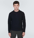 Fusalp Edmond cable-knit wool sweater