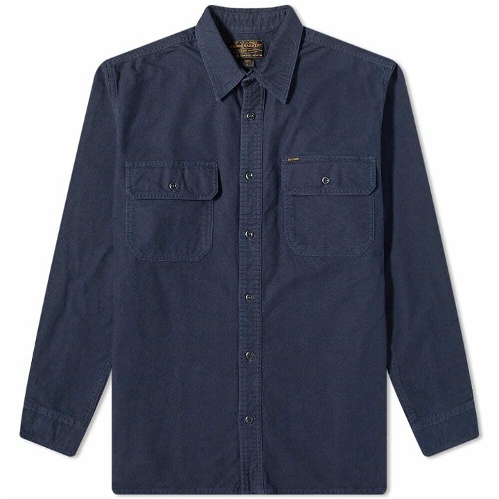 Photo: Filson Men's Field Flannel Shirt in Night Blue