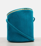 Alaïa La Canette Small suede bucket bag