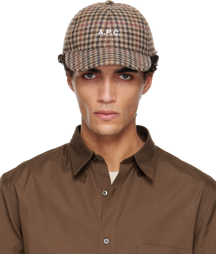 Photo: A.P.C. Beige Charlie Baseball Cap