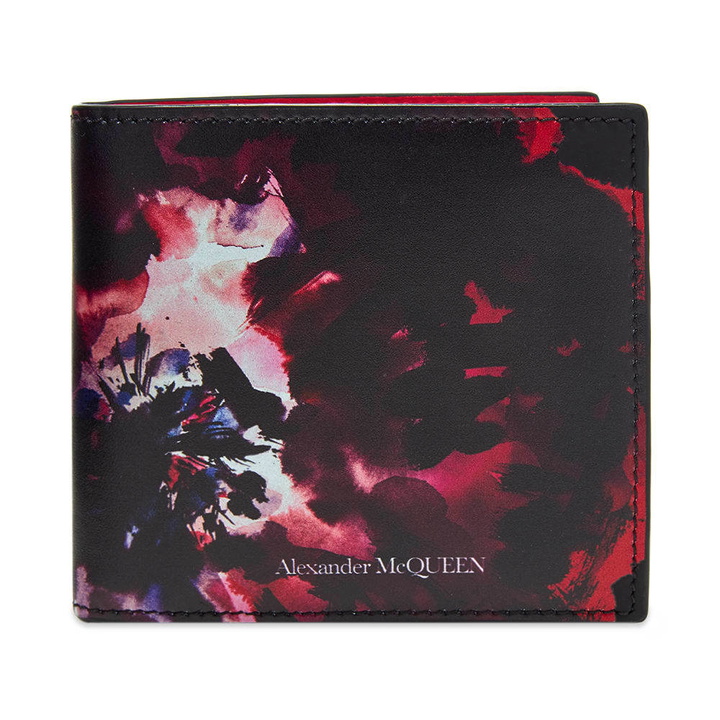 Photo: Alexander McQueen Painted Flower Billfold Wallet