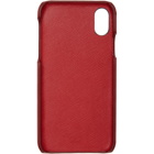 Prada Red Saffiano iPhone X Case