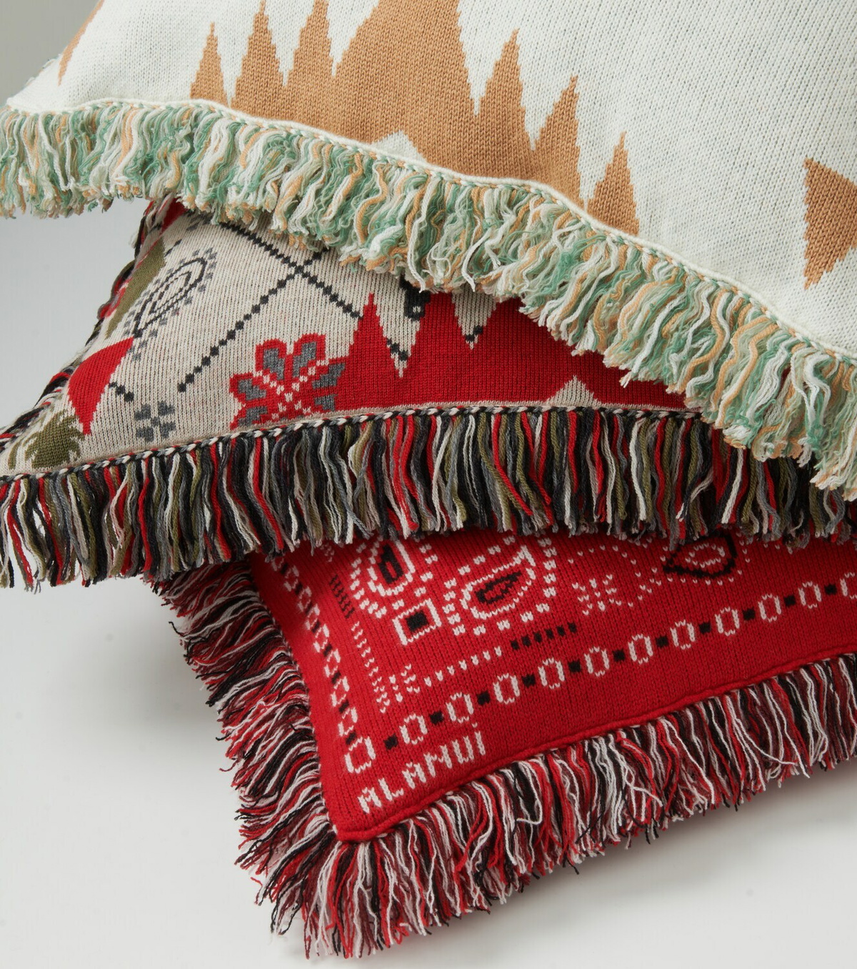 Alanui - Icon wool-blend jacquard cushion