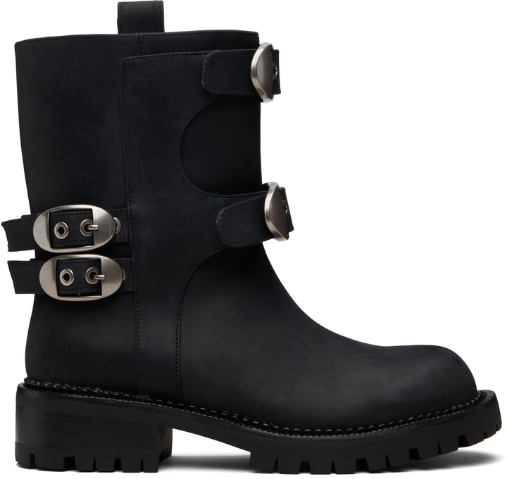Photo: Marc Jacobs Black 'The Kiki Moto' Boots