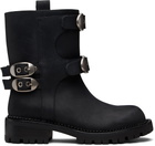 Marc Jacobs Black 'The Kiki Moto' Boots