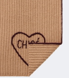 Chloé Chloé Encœur wool and cashmere scarf