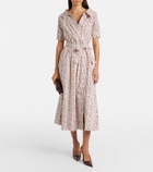 Altuzarra Lydia printed cotton-blend wrap dress