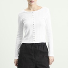 Róhe Women's Rohe Pointelle cardigan in Off White