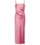 Nanushka Irma satin midi dress