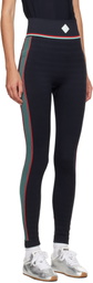 Casablanca Black Seamless Sport Leggings