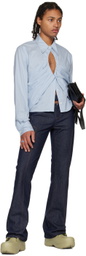 K.NGSLEY Blue 'The Girl' Shirt