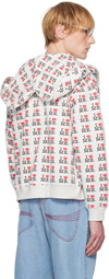 Ashley Williams Gray 'I Heart Me' Butterfly Hoodie