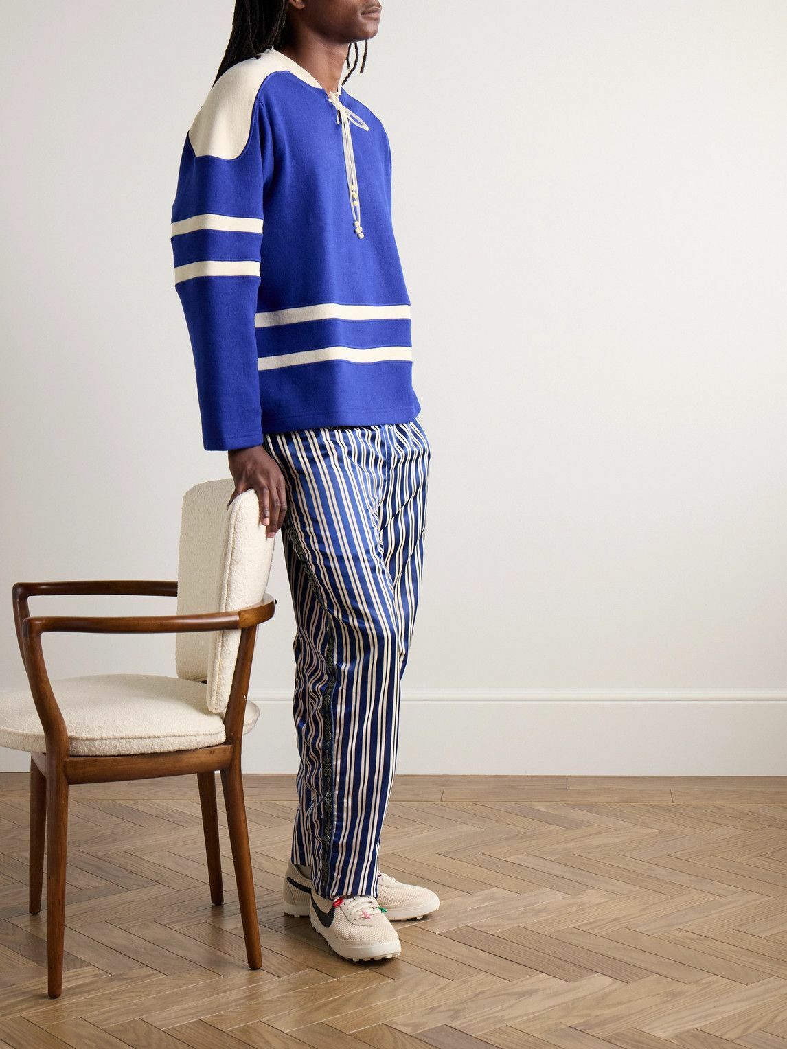 Nike×Bode Scrimmage Pant Blue Sサイズ Nike x BODE Scrimmage Pant Blue/Cream - SS24 - US